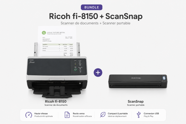 K/2 X Scanner fi-8150 + ScanSnap Ix100