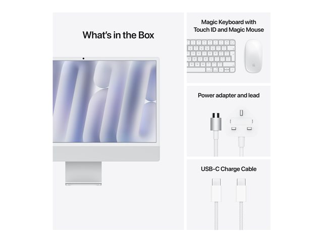 Apple iMac with 4.5K Retina display – tout-en-un M4 – 16 Go – SSD 512 Go – LED 24″ – Français – Image 4
